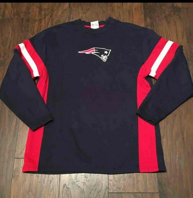 Vintage Vtg NFL New England Patriots Men's Red Crewneck Sweatshirt Size  Large L