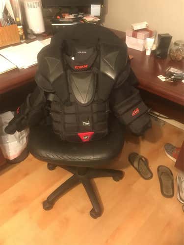 Used Large CCM AB500 Goalie Chest Protector
