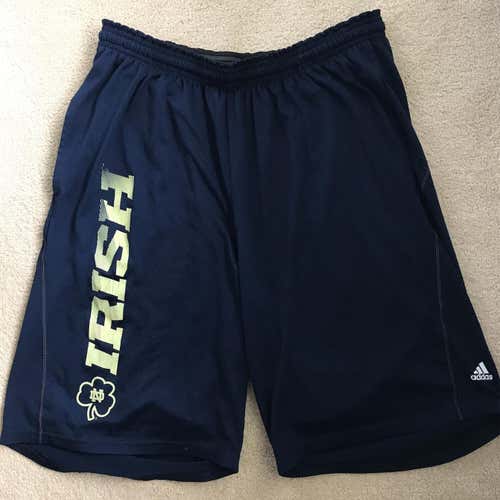Men’s Notre Dame Irish Vintage Adidas Dry-fit Shorts