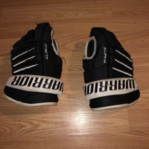 Black Used Warrior Alpha QX3 12" Gloves