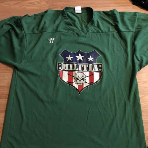 Green Adult Large Warrior Militia Practice Jersey