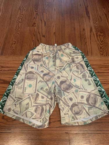 Lacrosse Unlimited Money Shorts Adult Size Small