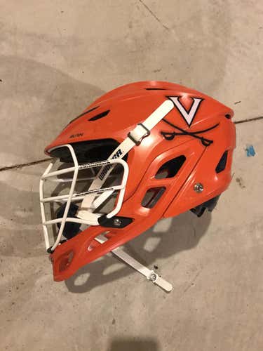 UVA mens lacrosse team issued Used Warrior Helmet