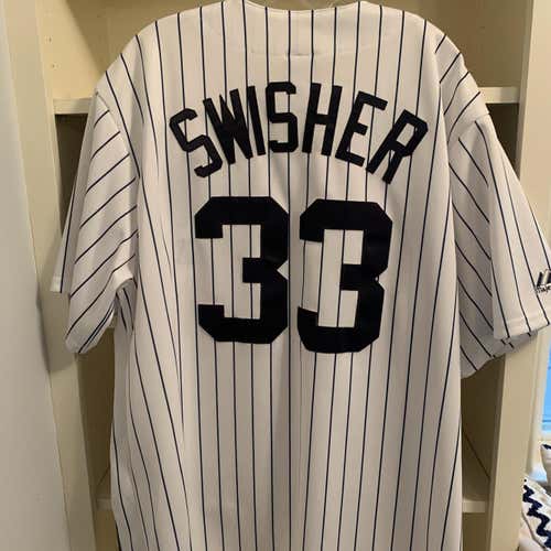 Majestic New York Yankees Nick Swisher Jersey XL