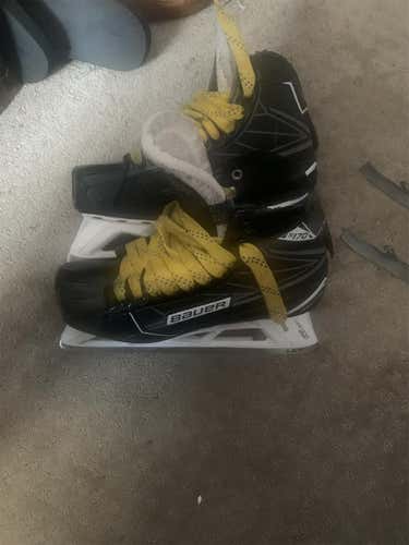 Used Bauer Supreme S170 D&R (Regular)  Size 6 Hockey Goalie Skates and 2nd Set If Steel
