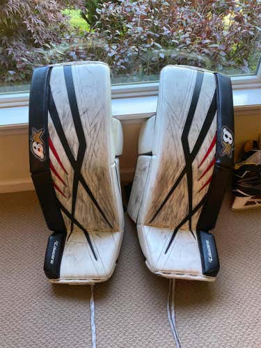 Black Used 34" Brian's Subzero 7.0 Goalie Leg Pads