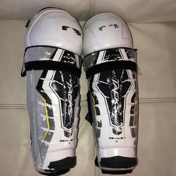 Used CCM Super Tacks Pro Stock Shin Pads