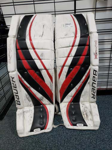 Used Bauer Reflex Rx 10 34" Plus 1" Ice Hockey Goalie Leg Pads