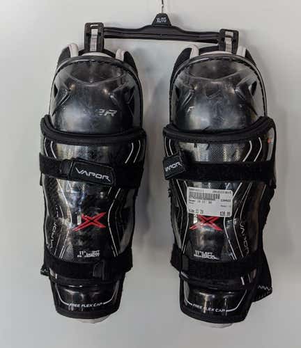 Used Bauer 1x 11" Hockey Shin Guards