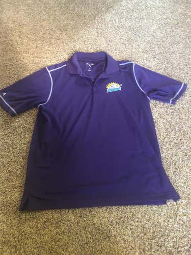 Purple Men's Orlando Solar Bears Polo Medium  Shirt