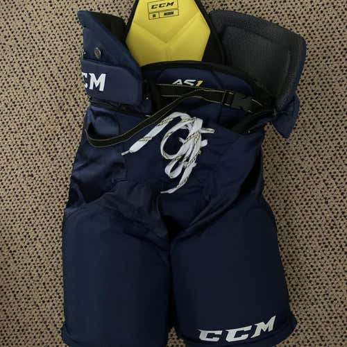 CCM Super Tacks Blue Medium Hockey Pants