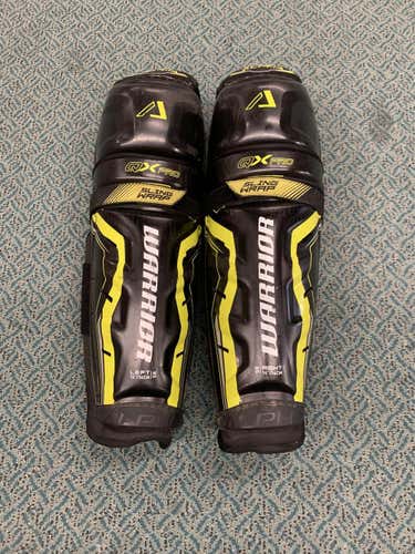 Used Warrior Qx Pro 14" Hockey Shinguards