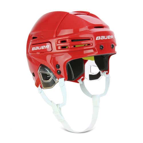 New Large Red Bauer Re-Akt 75 Helmet