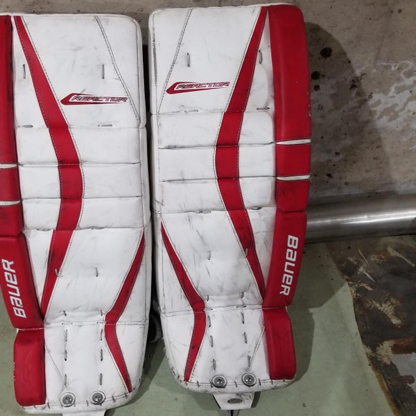 THE BEST -  Intermediate 30"+1"  Bauer Reactor 7000 Goalie Leg Pads