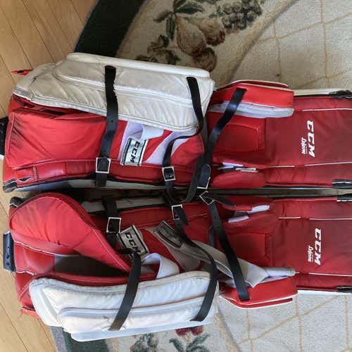 Used 37" CCM Goalie Leg Pads