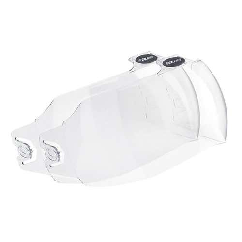New Bauer HDO  DX2 Deluxe Certified Replacement Visors 2-Pack CLR