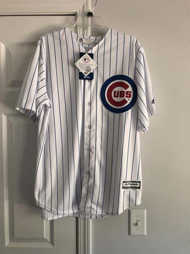 Rizzo New White Men's Large Majestic Jersey