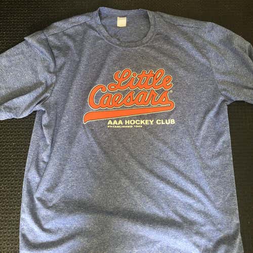 Little Caesars AAA Hockey Athletic Workout T-Shirt Large