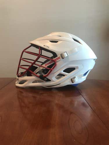 White Used Player Warrior Burn Helmet