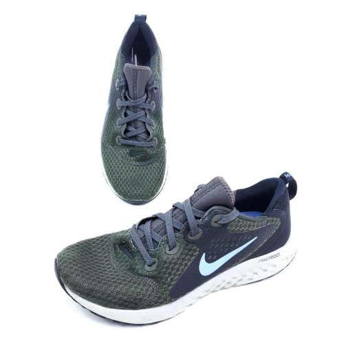 Nike Womens 9.5 Legend React Running Shoes Green AA1626-005 2018 Low Top Lace Up