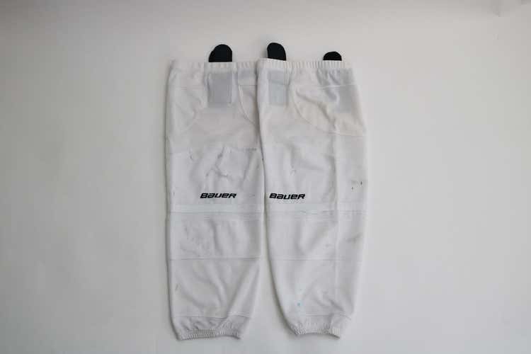 L/XL Bauer Practice Socks Pro Stock White