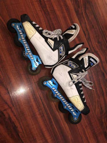 Mission Boss Syndicate Inline Roller Hockey Skates Senior 10EE