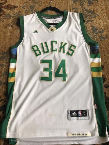 Giannis Antetokounmpo Home Milwaukee Bucks Jersey