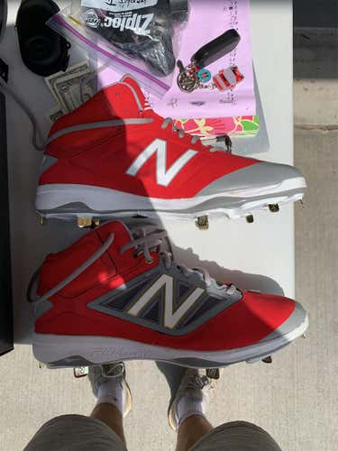 Red Men's Size 11.5 (Women's 12.5) High Top (never Worn)