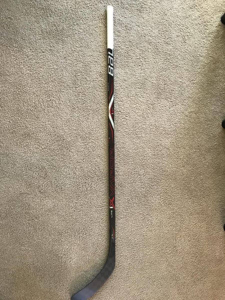 New Junior Bauer Left Handed Vapor 1X Lite Hockey Stick Toe Pro Stock
