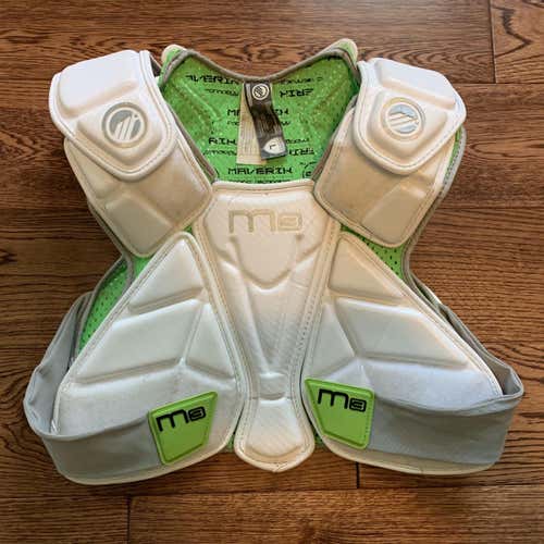 White Maverik M3 Speed Pad Shoulder Pad - Large