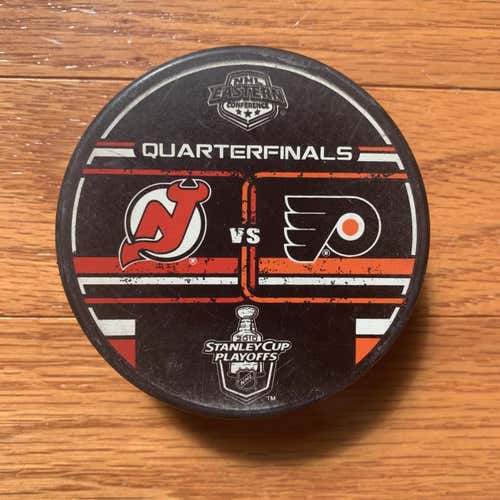 2010 NHL Eastern Quarterfinals Puck Devils vs Flyers