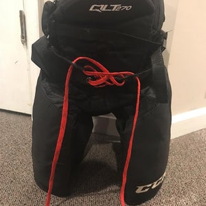 Black Used Large CCM QLT 270  Hockey Pants