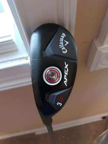 Used Men's Callaway Left Handed Apex Hybrid Stiff Flex 3H