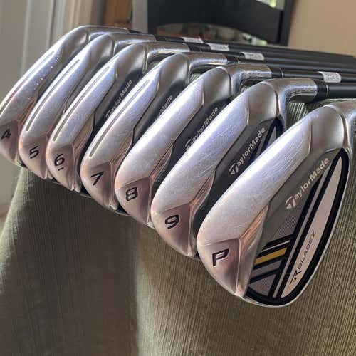 Used Right Handed Rocketbladez Regular Flex Graphite/Steel Shaft Iron Set