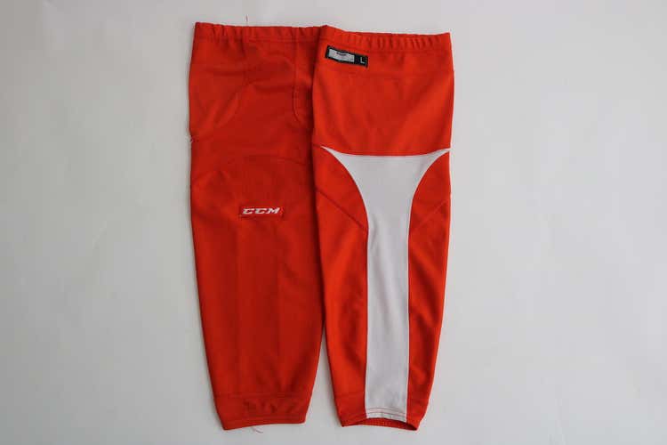 Large CCM Practice Socks Pro Stock Orange