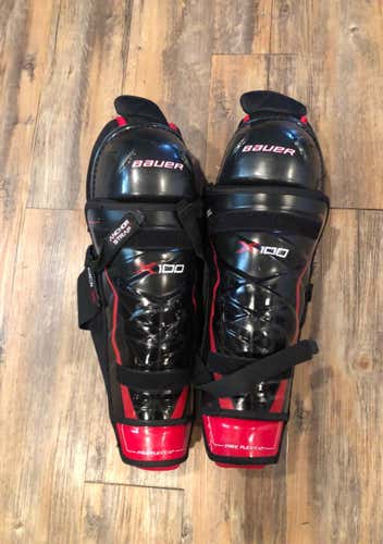 Used Bauer Vapor X100 Shin Pads
