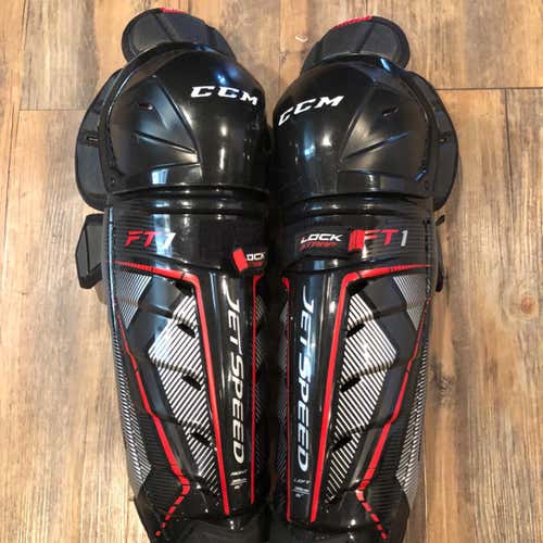 Used CCM JetSpeed FT1 Shin Pads