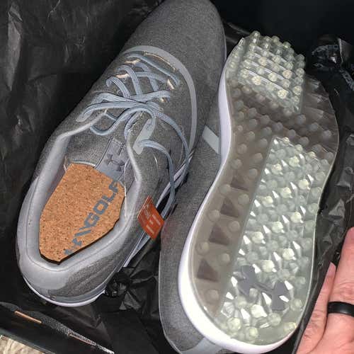 Gray Men's Size 11 (Women's 12) Under Armour Golf Shoes
