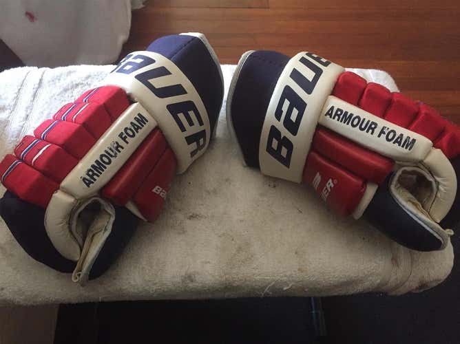 Bauer NY Ranger Old School Gloves
