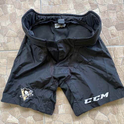 Senior Medium Pittsburgh Penguins CCM PP90 Pro Stock Pant Shell Black