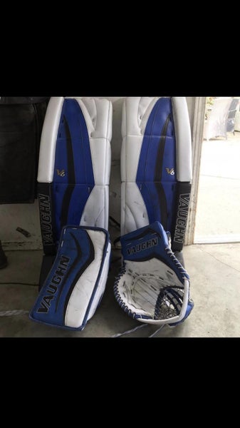 Blue Used 34" Regular Velocity V6 Pro Stock Goalie Full Set