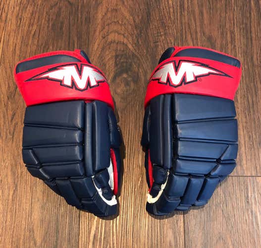 New Pro Stock Mission Pure L7 Columbus Blue Jackets 14” Gloves