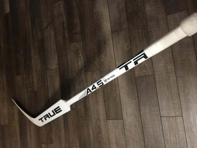 25" PC2 True Regular A4.5 HT Hair Trigger Goalie Stick Paddle Curve PC2 White Used Senior