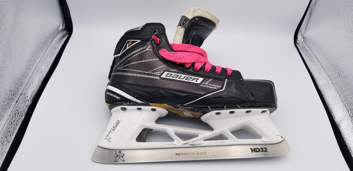 Senior Used Bauer Supreme 1S Pro Goalie Skates D&R (Regular) Pro Stock Size 7.5