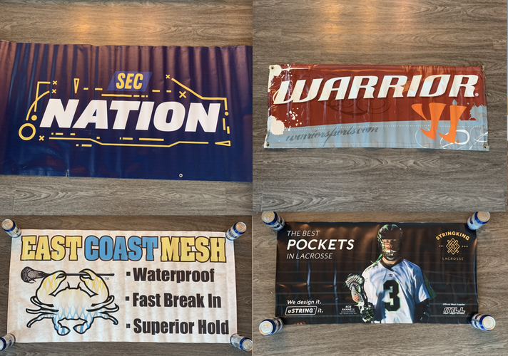 4 Pack of Lacrosse Banners