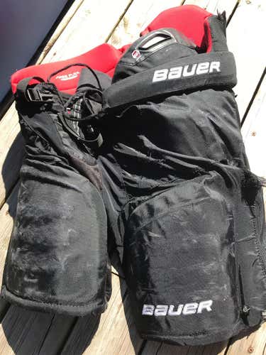 Black Used Large Bauer Vapor APX  Hockey Pants