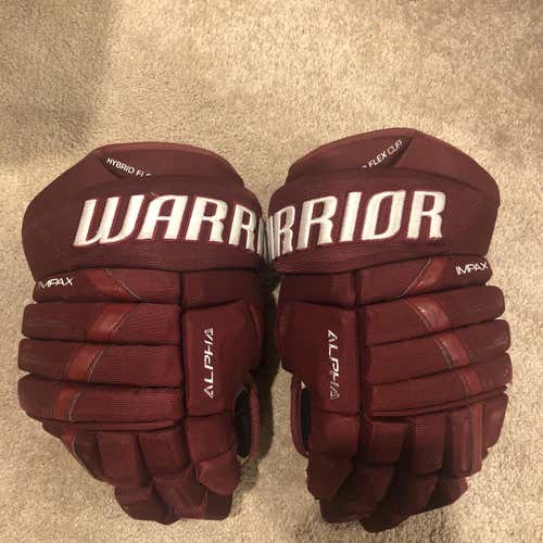 Maroon Warrior Alpha Pro 14"  Gloves