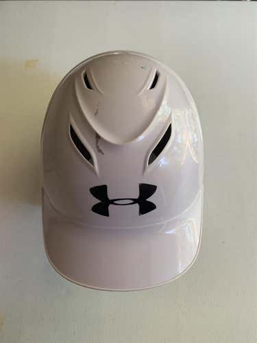 White Used 7 Under Armour UABH100 Batting Helmet