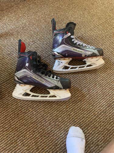 Used Bauer Vapor 1X E&W (Wide) Pro Stock Size 11 Hockey Skates