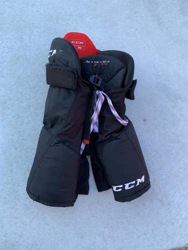 Black Used Small CCM JetSpeed FT370 Hockey Pants